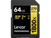 LEXAR Sdcard 64GB 1800x SDXC UHS-II Card GOLD Series W 210 MB/s R 280 MB/s LSD1800064G-BNNNG LEXAR Sdcard 64GB 1800x SDXC UHS-II Card GOLD Series W 210 MB/s R 280 MB/s LSD1800064G-BNNNG
